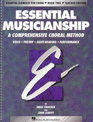 Seller image for Essential Musicianship : A Comprehensive Choral Method : Voice, Theory, Sight-Reading, Performance for sale by GreatBookPrices