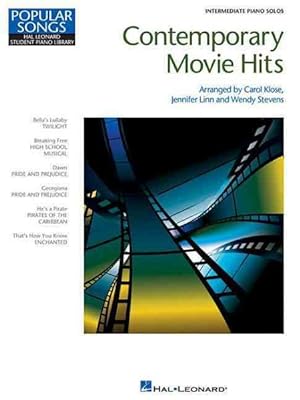 Bild des Verkufers fr Contemporary Movie Hits : Intermediate Piano Solos zum Verkauf von GreatBookPrices