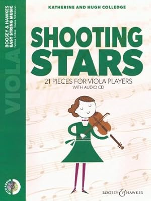 Immagine del venditore per Shooting Stars, Includes Downloadable Audio : 21 Pieces for Viola Players Viola and Piano With Online Audio venduto da GreatBookPrices