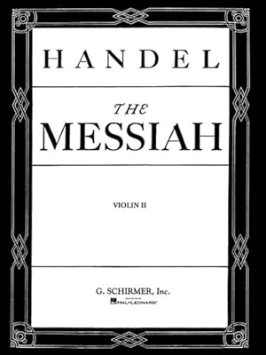 Imagen del vendedor de Messiah Oratorio, 1741 : Sheet Music a la venta por GreatBookPrices