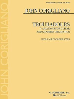 Imagen del vendedor de Troubadours : Guitar and Piano Reduction : Variations for Guitar and Chamber Orchestra a la venta por GreatBookPrices