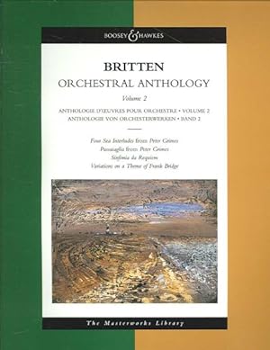 Bild des Verkufers fr Benjamin Britten Orchestral Anthology zum Verkauf von GreatBookPrices