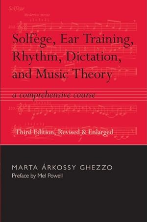 Imagen del vendedor de Solfege, Ear Training, Rhythm, Dictation, and Music Theory : A Comprehensive Course a la venta por GreatBookPricesUK