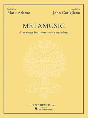 Imagen del vendedor de Metamusic : Three Songs for Theater Voice and Piano a la venta por GreatBookPrices