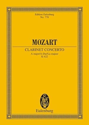 Image du vendeur pour Clarinet Concerto K.622 a Major mis en vente par GreatBookPrices