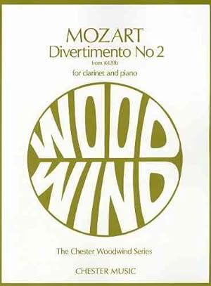 Seller image for Divertimento No. 2, from K.439b : for clarinet and piano for sale by GreatBookPrices