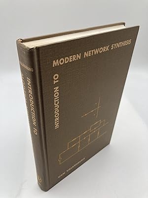 Immagine del venditore per Introduction to Modern Network Synthesis venduto da thebookforest.com