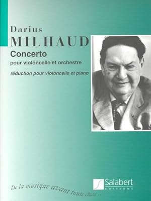 Imagen del vendedor de Darius Milhaud Concerto : Pour Violoncelle Et Orchestre -Language: French a la venta por GreatBookPrices