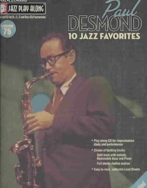 Immagine del venditore per Paul Desmond : 10 Jazz Favorites, For Bb, Eb, C and Bass Clef Instruments venduto da GreatBookPrices