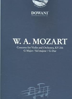 Seller image for Concerto for Violin and Orchestra KV 216 in G Major : Concerto Fo Violin and Orchestra, Kv 216 G Major / Sol Majeur / G-dur: 1756-1791 for sale by GreatBookPrices