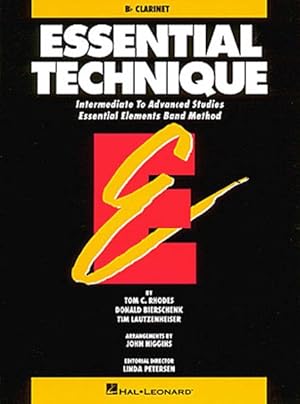 Seller image for Essential Technique : Intermediate to Advanced Studies : Essential Elements Band Method : Bb Clarinet for sale by GreatBookPrices