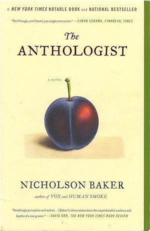 Imagen del vendedor de The Anthologist a la venta por The Haunted Bookshop, LLC