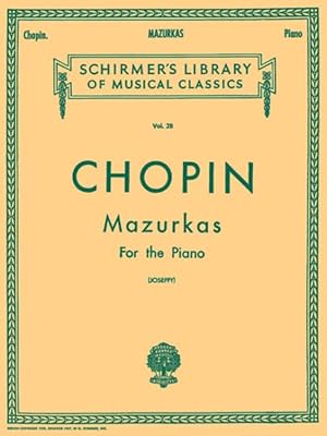 Immagine del venditore per Mazurkas : Piano Solo venduto da GreatBookPrices