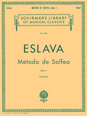 Seller image for Metodo De Solfeo, Book I : Sin Acompanamiento, Vocal -Language: Spanish for sale by GreatBookPrices