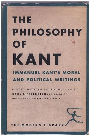 Immagine del venditore per THE PHILOSOPHY OF KANT venduto da Books on the Boulevard