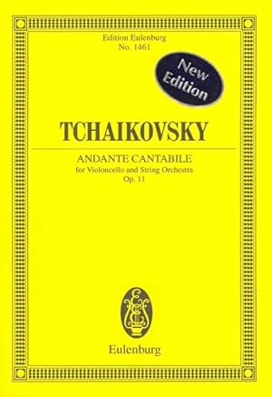 Imagen del vendedor de Andante Cantabile For Violoncello and String Orchestra Op. 11 a la venta por GreatBookPrices