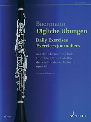 Imagen del vendedor de Daily Exercises, Op. 63 : From the Clarinet Method a la venta por GreatBookPrices