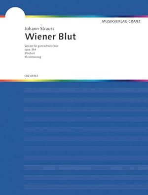 Seller image for Wiener Blut : Soprano Part for sale by GreatBookPrices
