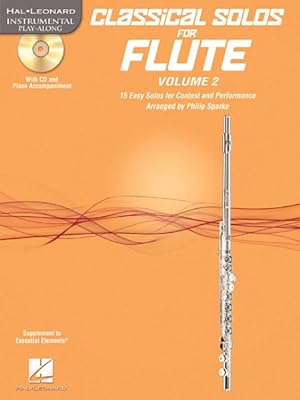Bild des Verkufers fr Classical Solos for Flute : 15 Easy Solos for Contest and Performance zum Verkauf von GreatBookPrices