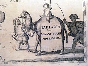 Bild des Verkufers fr Tartaria sive Magni Chami Imperiorum. Kupferstichkarte von Mattus Merian. Um 1650. 27 x 35 cm. zum Verkauf von Antiquariat Daniel Schramm e.K.
