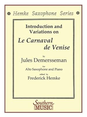 Immagine del venditore per Introduction and Variations on Le Carnaval De Venise : For Alto Saxophone and Piano venduto da GreatBookPrices