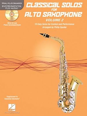 Bild des Verkufers fr Classical Solos for Alto Saxophone : 15 Easy Solos for Contest and Performance zum Verkauf von GreatBookPrices