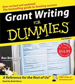 Seller image for Grant Writing for Dummies for sale by GreatBookPrices