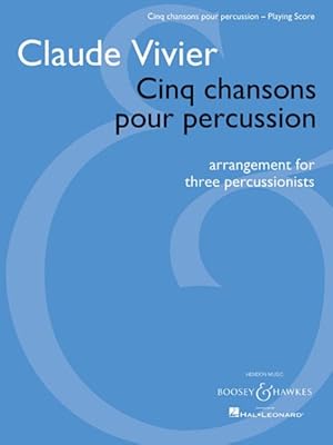 Seller image for Chansons Pour Percussion : Arrangement for Two or Three Percussionists Playing Score for sale by GreatBookPrices