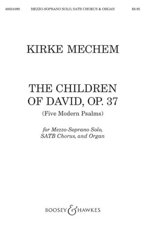 Imagen del vendedor de Children of David - Satb & Organ : Five Modern Pslams a la venta por GreatBookPrices