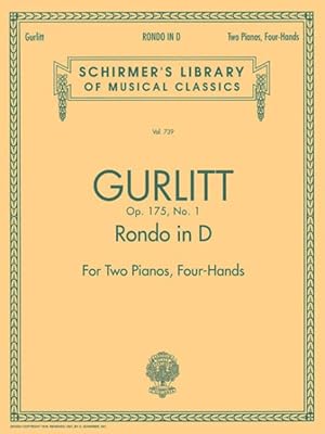 Bild des Verkufers fr Rondo in D, Op. 175, No. 1, Set : Sheet Music zum Verkauf von GreatBookPrices