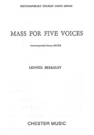 Bild des Verkufers fr Mass for Five Voices : Op.64 zum Verkauf von GreatBookPrices