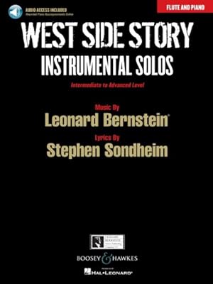 Bild des Verkufers fr West Side Story Instrumental Solos : Intermediate to Advanced Level: Flute and Piano zum Verkauf von GreatBookPricesUK