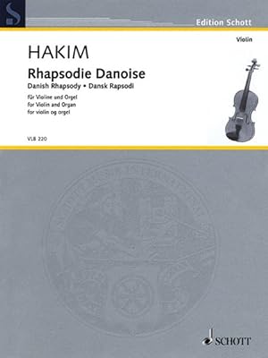 Image du vendeur pour Danish Rhapsody : Violin and Organ mis en vente par GreatBookPrices