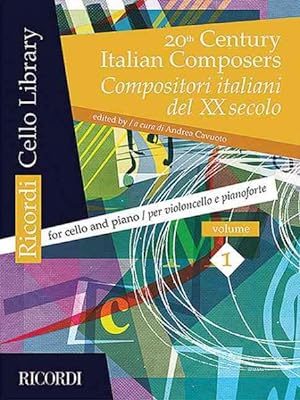 Immagine del venditore per 20th Century Italian Composers : Compositori italiani del XX secolo: Cello and Piano venduto da GreatBookPrices