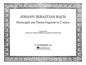 Image du vendeur pour Passacaglia Und Thema Fugatum in C Minor : Sheet Music mis en vente par GreatBookPrices