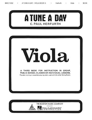 Bild des Verkufers fr Tune a Day for Viola : Book 3 zum Verkauf von GreatBookPrices
