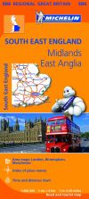 Seller image for Mapa Regional South East England, The Midlands, East Anglia for sale by AG Library