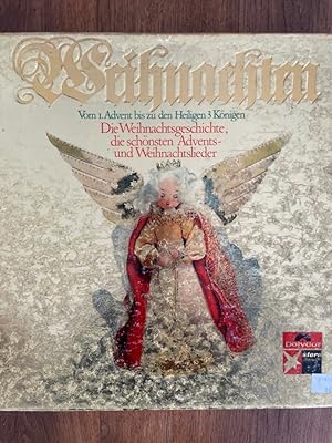 Bild des Verkufers fr Weihnachten - Vom 1. Advent bis zu den Heiligen 3 Knigen - Die Weihnachtsgeschichte, die schnsten Advents- und Weihnachtslieder = 3 LP's Box zum Verkauf von Antiquariat Jochen Mohr -Books and Mohr-