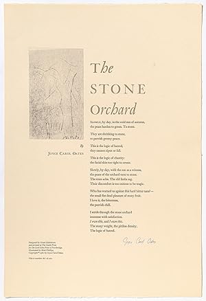 [Broadside]: The Stone Orchard