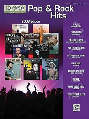 Immagine del venditore per 10 for 10 Sheet Music Pop & Rock Hits 2008 : Piano/Vocal/chords venduto da GreatBookPrices
