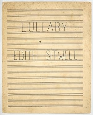 [Sheet music - Holograph score]: Lullaby