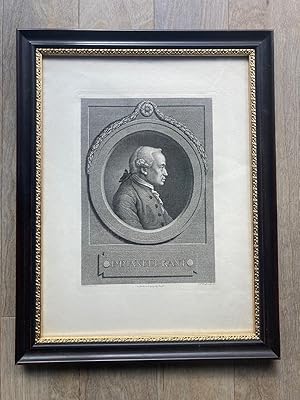 Orig.-Kupferstich-Portrait von F. Bause nach V. H. F. Schnorr. Gerahmt und unter Glas.