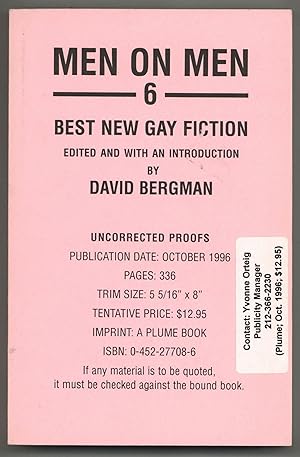 Seller image for Men on Men 6: Best New Gay Fiction for sale by Between the Covers-Rare Books, Inc. ABAA