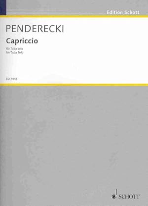 Seller image for Capriccio : For Tuba Solo for sale by GreatBookPrices