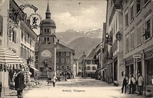 Ansichtskarte / Postkarte Altdorf Kt Uri, Tellgasse