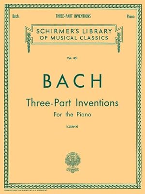 Seller image for 15 Three-part Inventions : Piano Solo for sale by GreatBookPrices