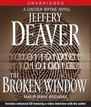 Image du vendeur pour Broken Window : A Lincoln Rhyme Novel mis en vente par GreatBookPrices