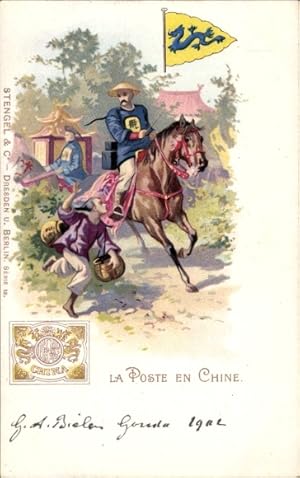 Briefmarken Litho China, La Poste en Chine