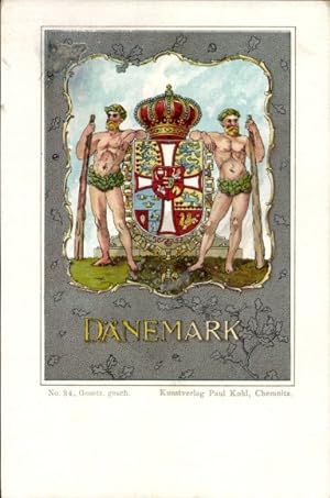 Wappen Litho Dänemark, Krone