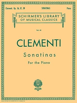 Seller image for Clementi : Sonatinas for the Piano Op. 36, 37, 38 for sale by GreatBookPricesUK